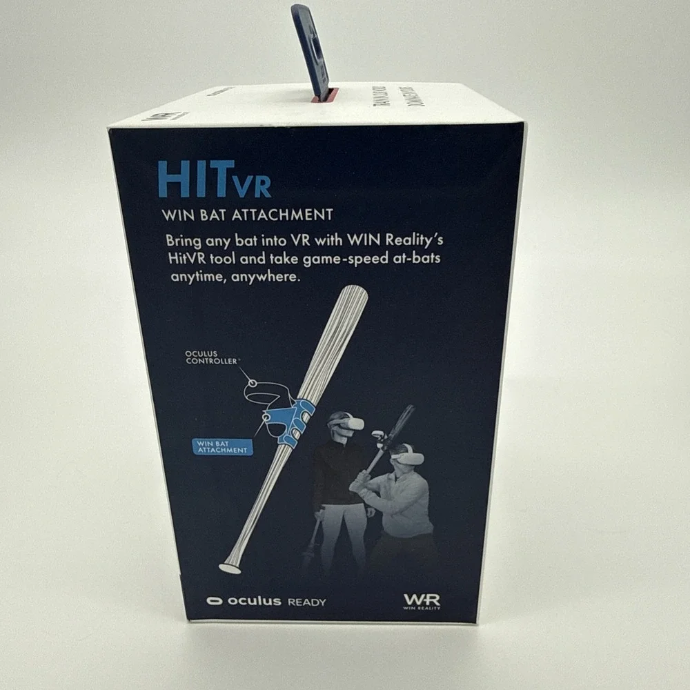 Win Reality Hit VR Baseball Softball Bat Attachment Meta Quest Oculus 2
